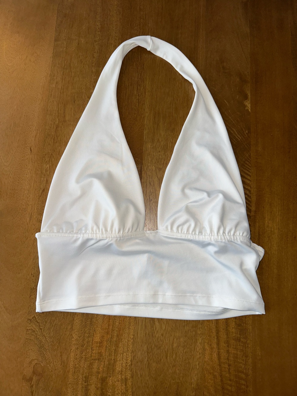 H&M Halter White Crop Top